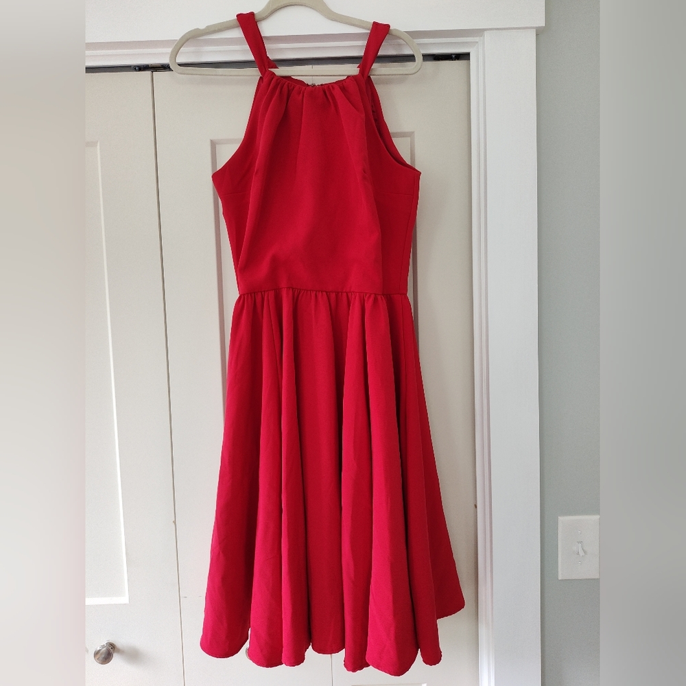 Pinup Couture Large red Harley dress